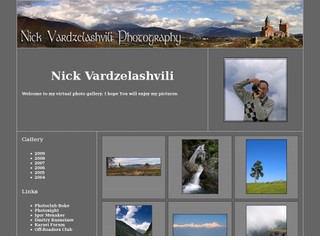 Nick Vardzelashvili Site