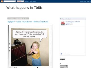 what happens in tbilisi