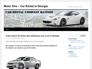 Car Rental in Georgia