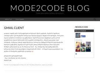 Mode2Code Blog